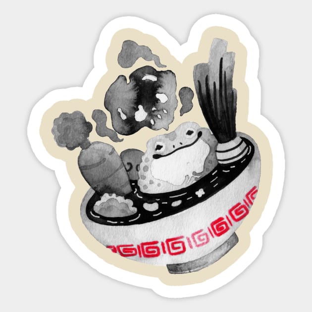 Toad Soup Sticker by alan melele